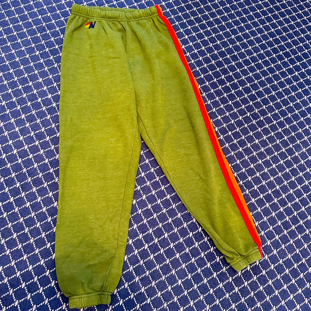 Perfect condition - amazing Aviator Nation jungle green sweats size small